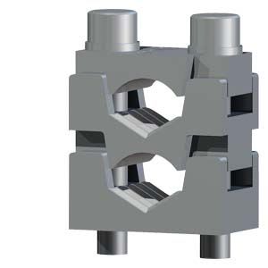 Siemens Industry - Borne prismatique double 2x 150 - 185mm2