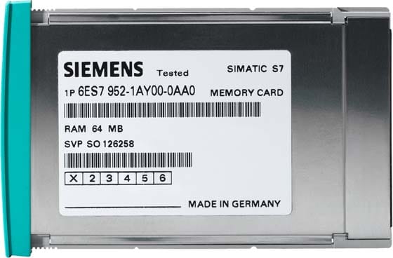 Siemens Industry - S7 CARTE MEM., RAM, 1MO, LONG,