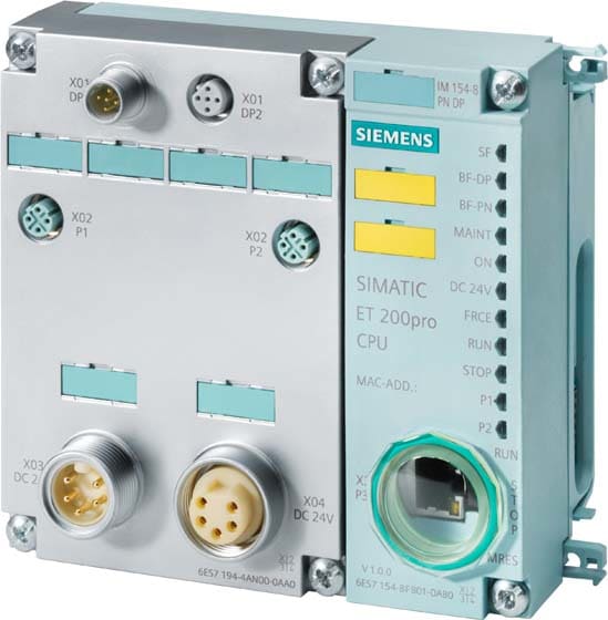Siemens Industry - ET 200pro: IM 154-8F PN/DP CPU, 512 KO