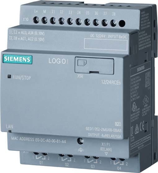 Siemens Industry - LOGO!12/24RCEO, 8ET(4EA)/4ST,400 Blocs