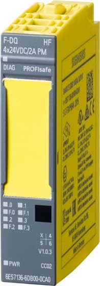 Siemens Industry - ET 200SP, Mod. el., F-DQ 4x24VDC/2A