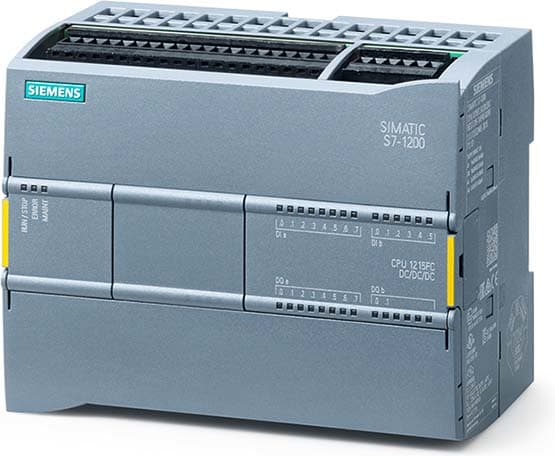 Siemens Industry - CPU 1215 FC, CC/CC/CC, 14DI/10DO/2AI/2AO