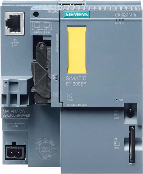 Siemens Industry - CPU 1512SP F-1 PN, 300KO PROG./1MO DONN.