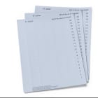 Siemens Industry - 1000 BANDES DE REPERAGE A4, GRIS CLAIR