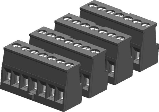 Siemens Industry - Bornier codé, 7 broches,étamé(4/Pack)