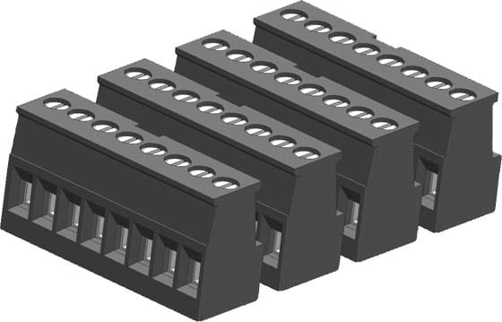 Siemens Industry - Bornier, 8 broches, étamé (4/Pack)