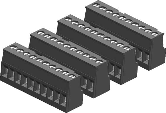 Siemens Industry - Bornier, 10 broches, étamé (4/Pack)