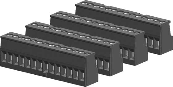 Siemens Industry - Bornier, 14 broches, étamé(4/Pack)