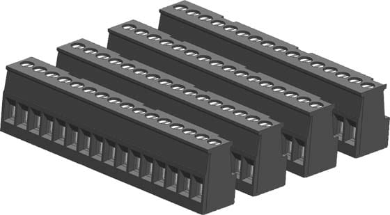 Siemens Industry - Bornier, 16 broches, étamé (4/Pack)