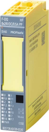 Siemens Industry - ET 200SP, F-DQ 8x24VDC/0.5A PP HF