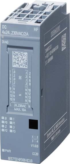 Siemens Industry - SIPLUS ET 200SP DQ 4X24..230VAC TX RAIL