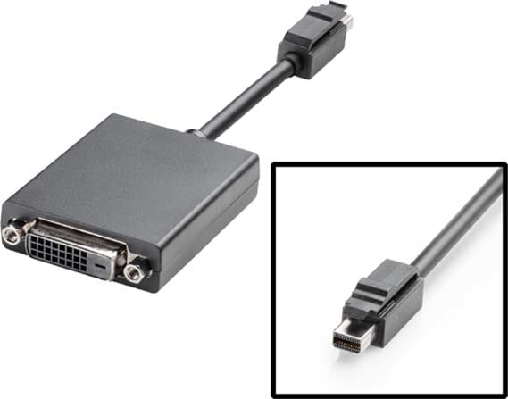 Siemens Industry - miniDisplayPort to DVI-D Adapter