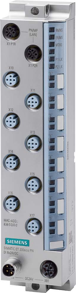 Siemens Industry - ET 200eco PN, DI 8x24VDC, M12-L