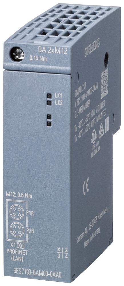 Siemens Industry - SIPLUS ET 200SP BA 2xM12