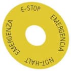 Siemens Industry - RONDELLE ARRET URGENCE, JAUNE