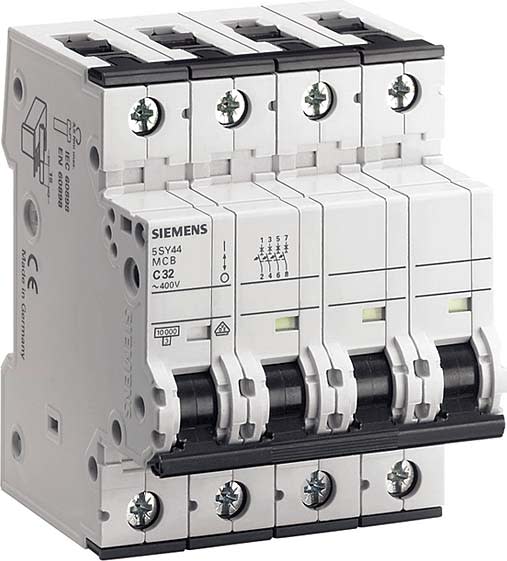 Siemens Industry - Disj. 4p. 2A.D.10kA.400V