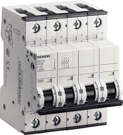 Siemens Industry - Disj. 4p. 25A.C. 6kA.400V
