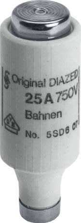 Siemens Industry - Fusible diazed E33 750V-CC 6A