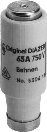Siemens Industry - Fusible diazed E33 750V-CC 63A