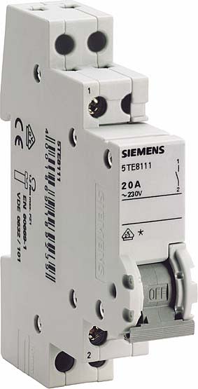 Siemens Industry - Interrupteur. 32A.230V.1NO.