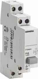 Siemens Industry - Poussoir N.1NO1NF.20A.230V.gris