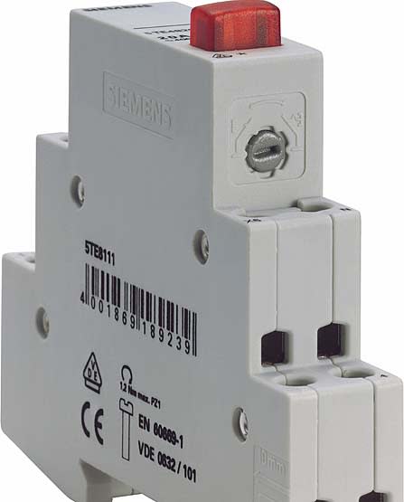 Siemens Industry - Poussoir N.2NO+ L.20A.400V.RGE avec lampe 230V