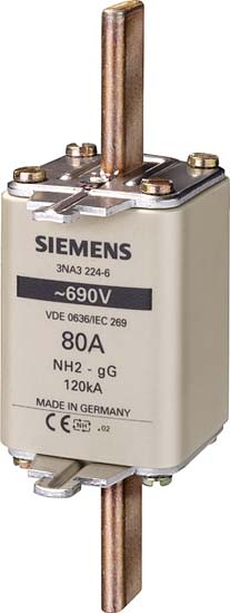 Siemens Industry - Fus.T2- GL.224A.690Vac;440 Vdc