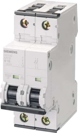 Siemens Industry - Disj. 2p. 16A.C. 6kA.400V
