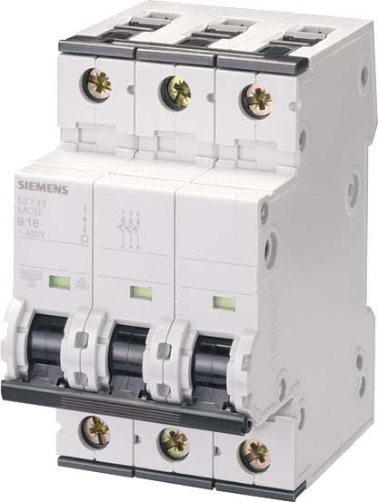 Siemens Industry - Disj. Mod. 400V 10KA, 3 poles, C, 15A, P=70MM