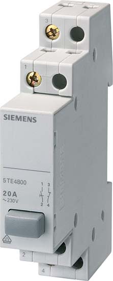 Siemens Industry - Poussoir N.2NO .20A.400V.gris