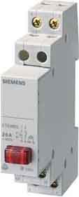 Siemens Industry - Poussoir N.1NO1NF.20A.400V.RGE avec lampe 230V