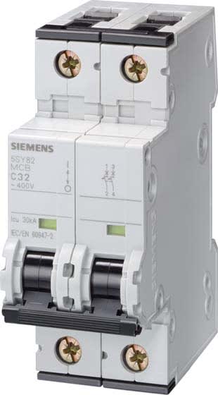 Siemens Industry - Disjoncteur 400 V 25 KA, 2 pôles, 32 A, P=70 mm