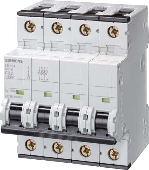 Siemens Industry - Disjoncteur 400 V 20 KA, 4 pôles, 50 A, P=70 mm