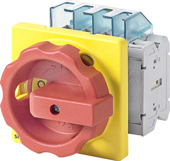 Siemens Industry - Interrupteur- sectionneur 3LD, Interrupteur arrêt urgence, 4 po