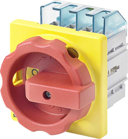 Siemens Industry - Inter- sect.3LD, Interrupteur arrêt urgence, 4 poles, Iu :32 A