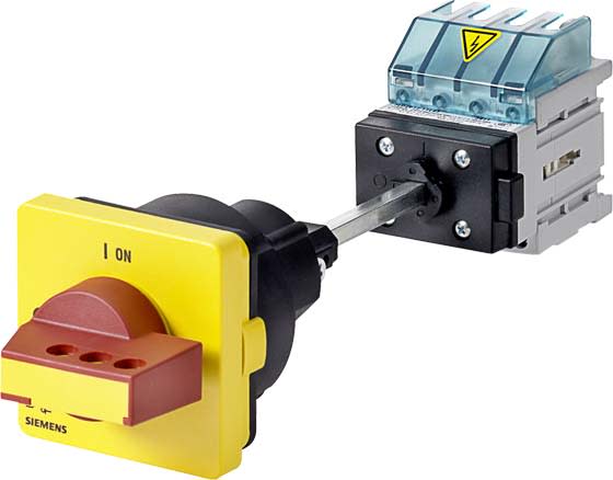 Siemens Industry - Inter- sect.3LD, Interrupteur arrêt urgence,  4 poles, Iu :16 A