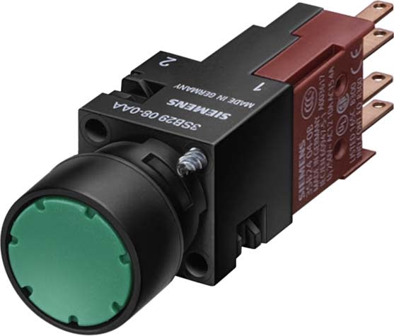 Siemens Industry - Poussoir complet affl.vert NO.