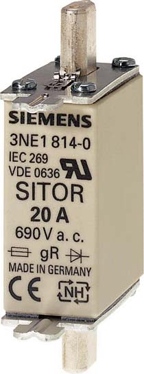 Siemens Industry - Cartouche fusible SITOR