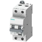 Siemens Industry - RCBO 2P 2MW 10kA Type A 30mA B15 red.I2