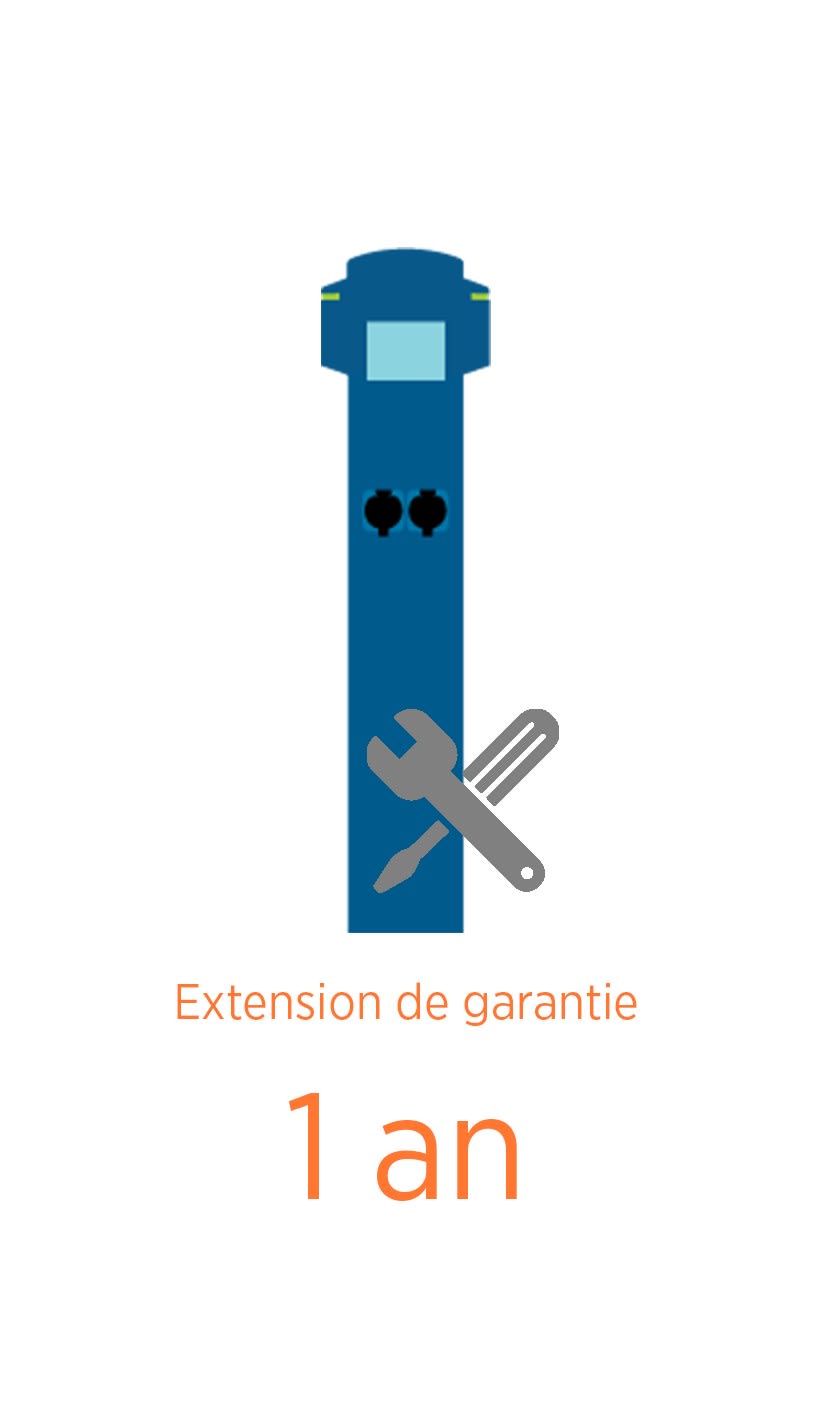 CHARGEPOINT - Ext. Garantie DC 50kW - Durée de couverture 1 an