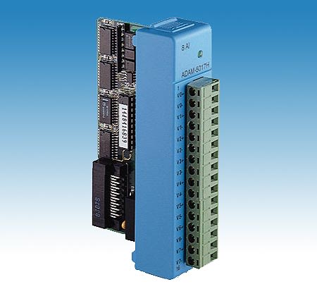 Advantech - Module ADAM 8 entrées Analog acquisitions rapides  pour boîtier ADAM-5000