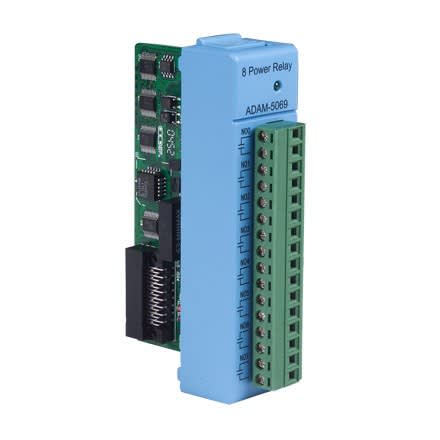 Advantech - Module ADAM 8 sorties Relais (5A) pour boîtier ADAM-5000 + Leds de diagnostics