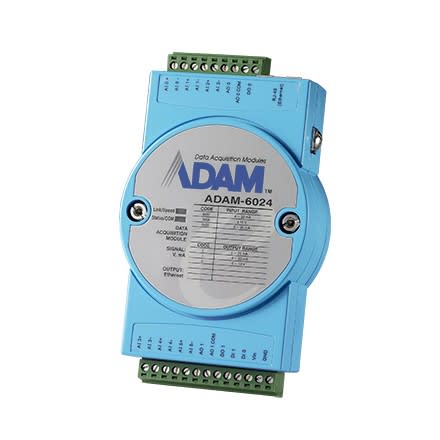 Advantech - Module IoT ADAM-6024 - 6E ANA - 2S ANA - 2E TOR -Ethernet