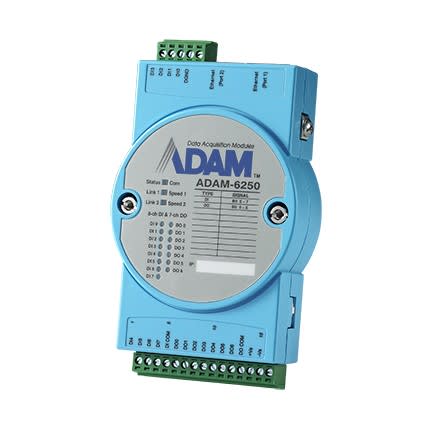 Advantech - Module ADAM 15 entrées/sorties digitales Modbus TCP