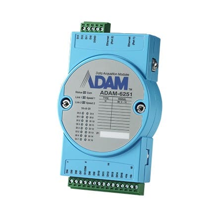 Advantech - Module ADAM 16 entrées digitales Modbus TCP