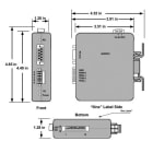 Advantech - ULI-224TCI - 3-Way Isolated. RS-232 to RS-422/485 Converter, Industrial, DIN