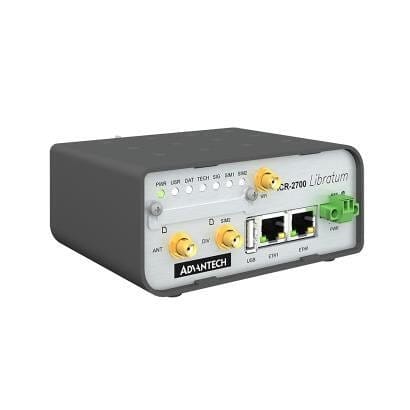 Advantech - ICR-2700, EMEA, 2x Ethernet, USB, Wi-Fi, Plastic, UK Accessories