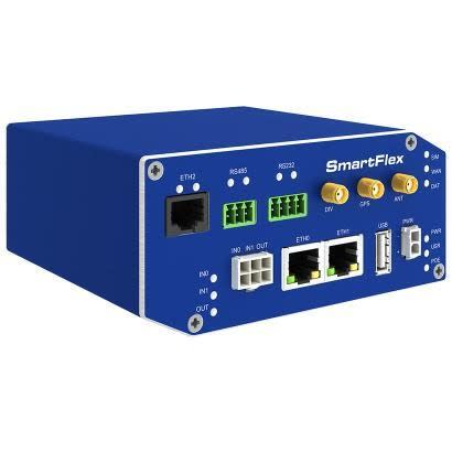 Advantech - SmartFlex, EMEA/LATAM/APAC, 3× ETH, 1× RS232, 1× RS485, PoE PSE, Metal, No ACC