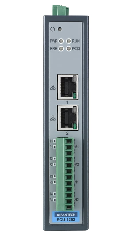 Advantech - Gateway IoT 1 SIM - 2 ports RS-232/485 + 2 ports CAN avec WISE-PaaS/EdgeLink