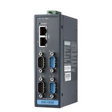 Advantech - Passerelle IoT Modbus 4 ports RS-232/422/485,Température étendue, rail DIN et